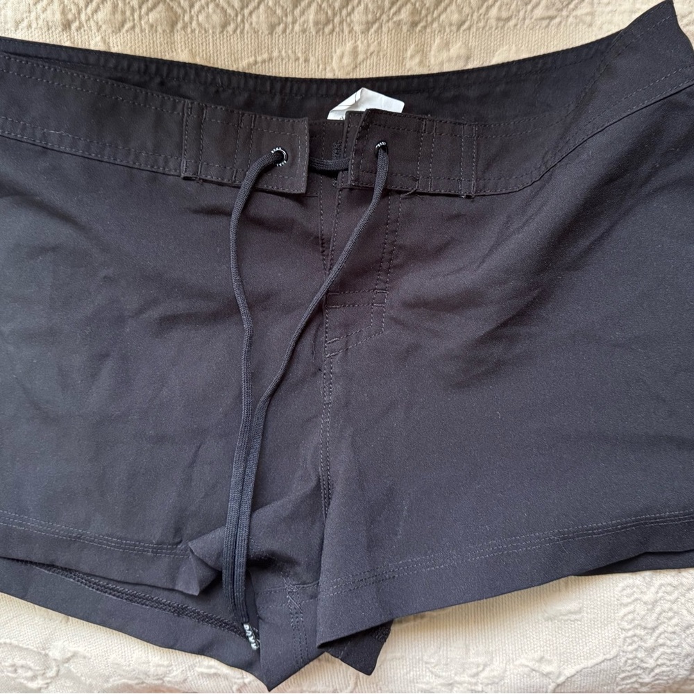 Black ROXY Drawstring Shorts